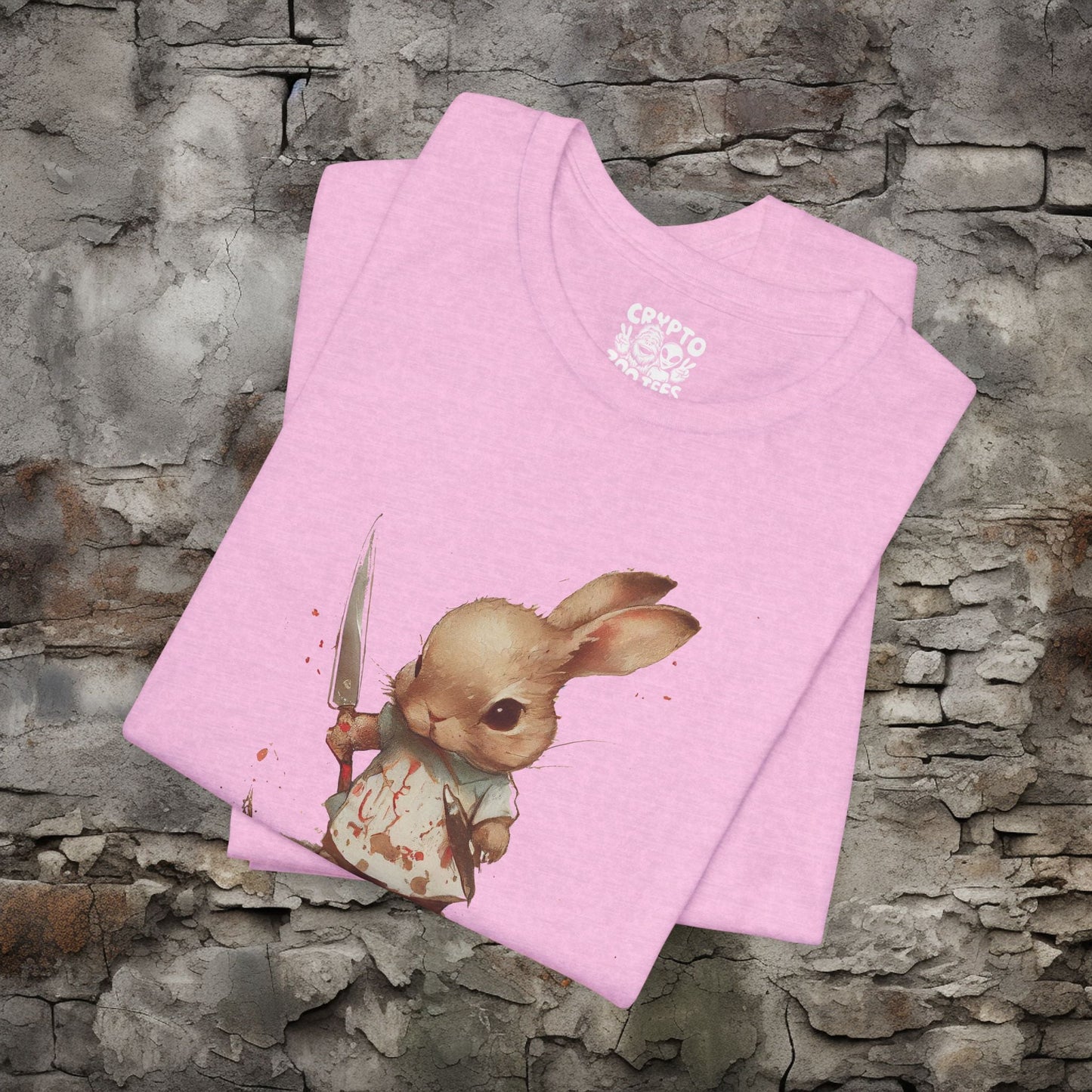 T-Shirt - Pastel Killer Devil Bunny | Bella + Canvas Unisex T-shirt | Variety of Colors Available! from Crypto Zoo Tees