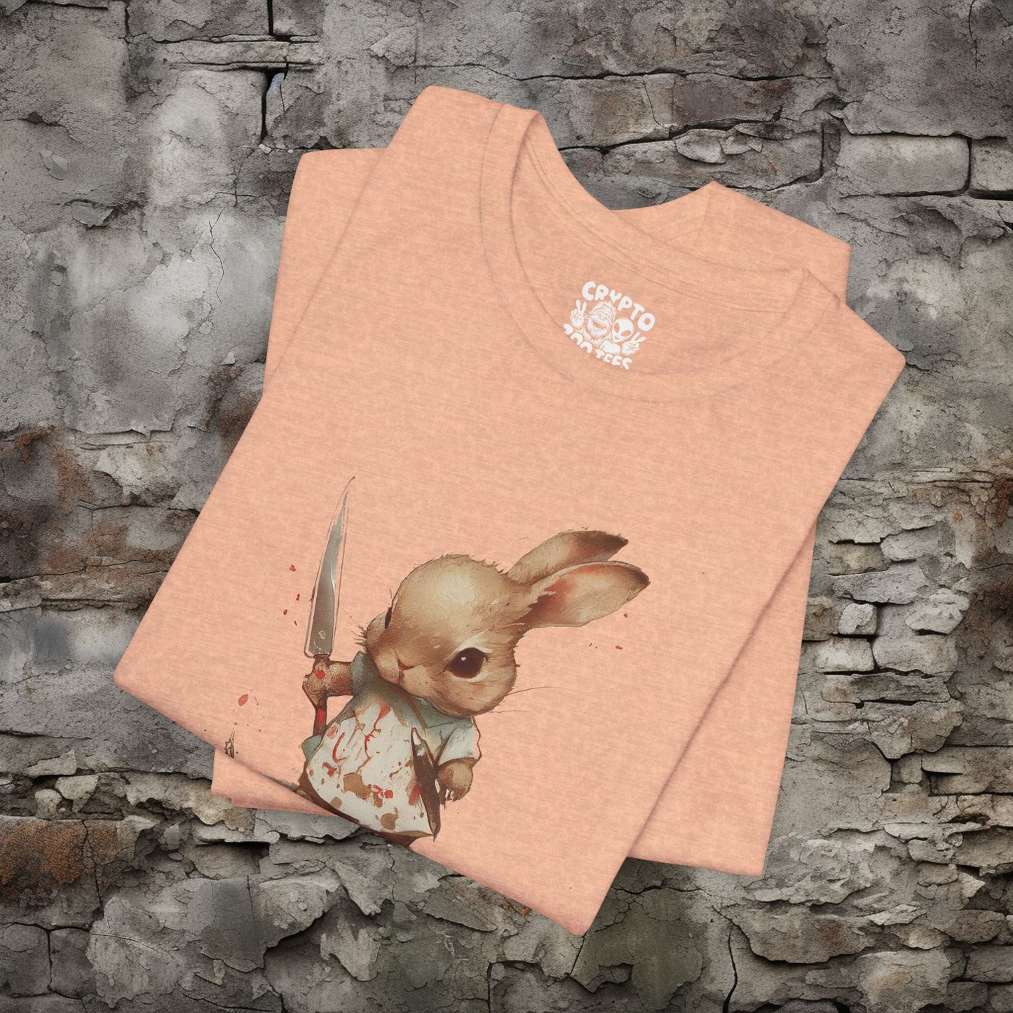 T-Shirt - Pastel Killer Devil Bunny | Bella + Canvas Unisex T-shirt | Variety of Colors Available! from Crypto Zoo Tees