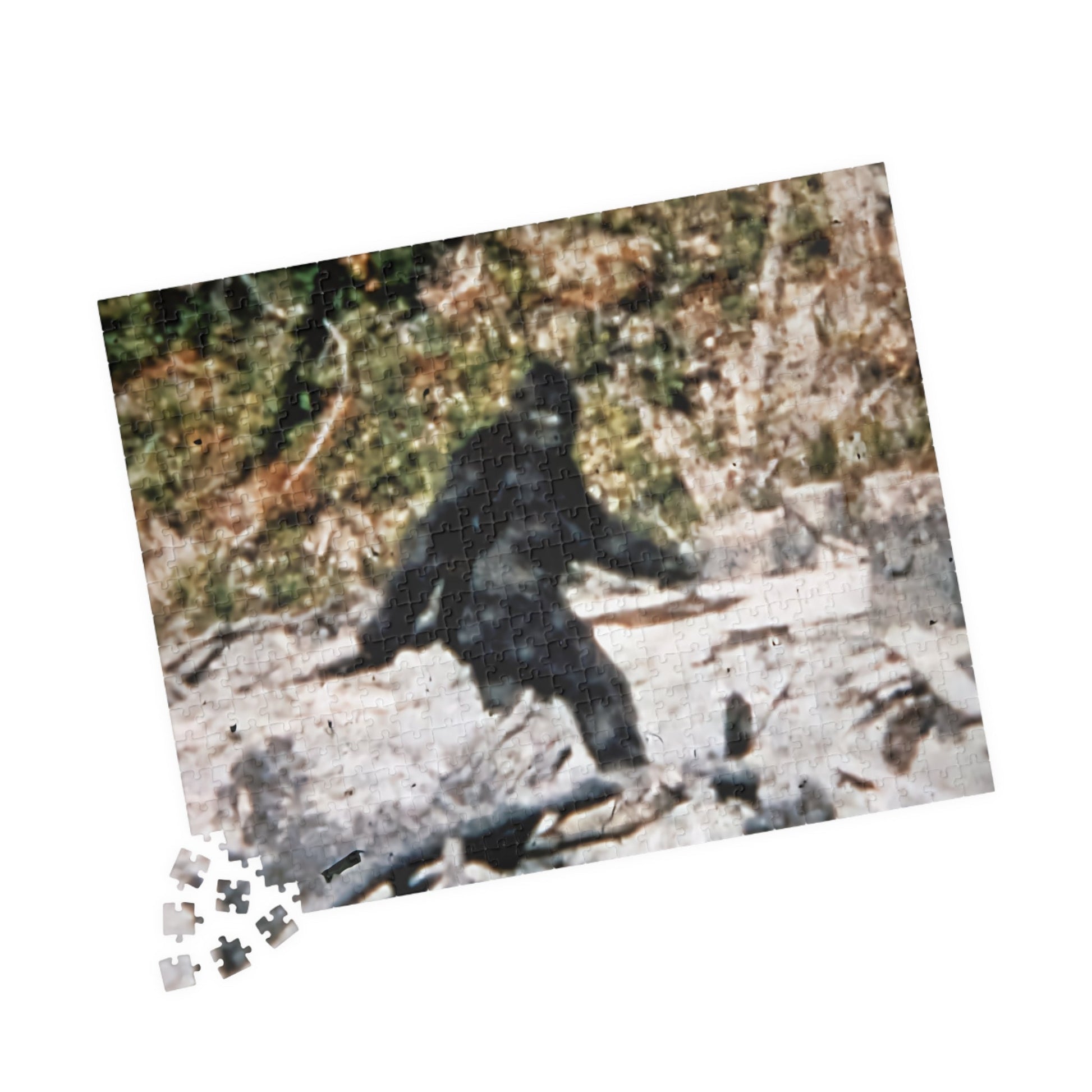 Puzzle - Patterson Gimlin Bigfoot Puzzle - Fun Cryptid Jigsaw for Fans (110, 252, 520, 1014 - piece) from Crypto Zoo Tees