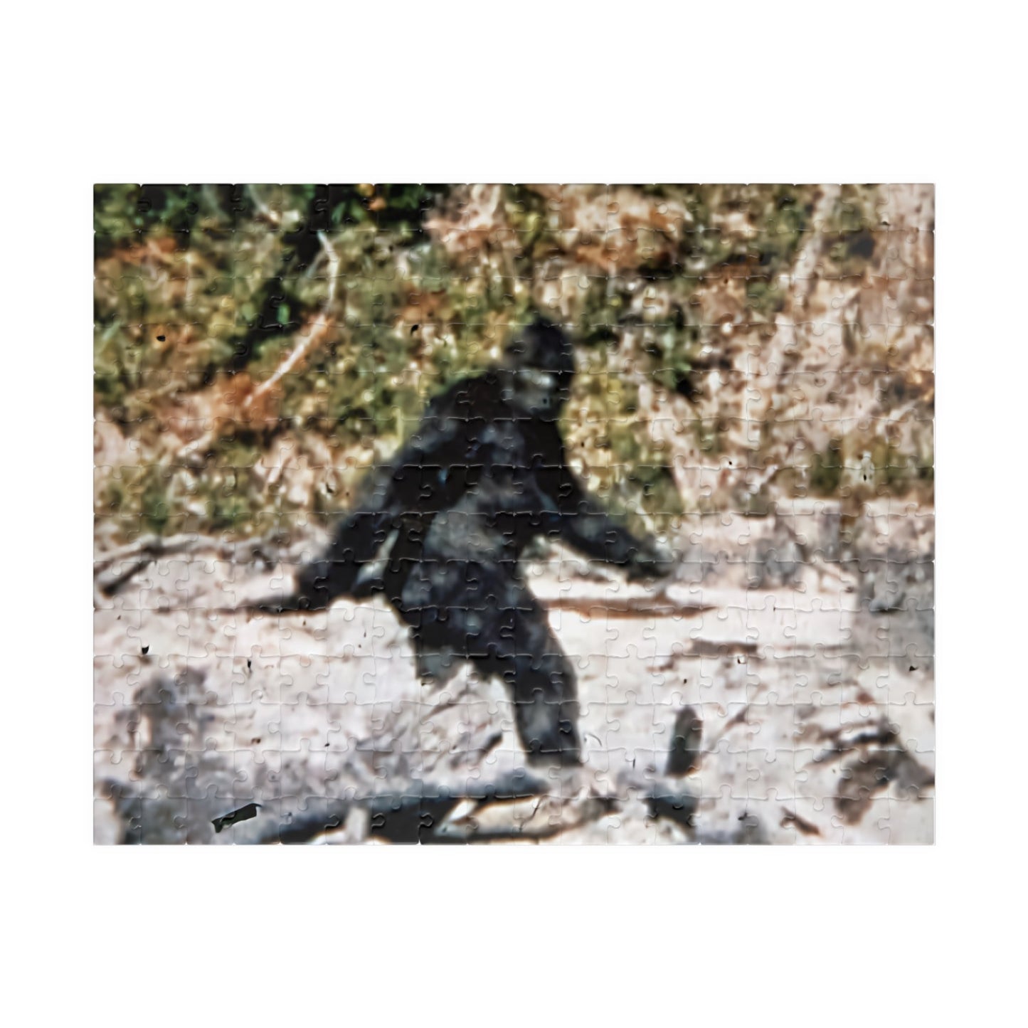 Puzzle - Patterson Gimlin Bigfoot Puzzle - Fun Cryptid Jigsaw for Fans (110, 252, 520, 1014 - piece) from Crypto Zoo Tees