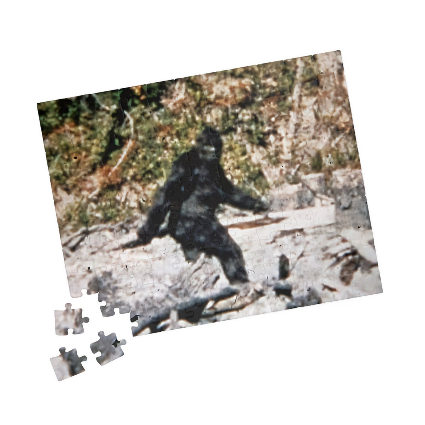 Puzzle - Patterson Gimlin Bigfoot Puzzle - Fun Cryptid Jigsaw for Fans (110, 252, 520, 1014 - piece) from Crypto Zoo Tees