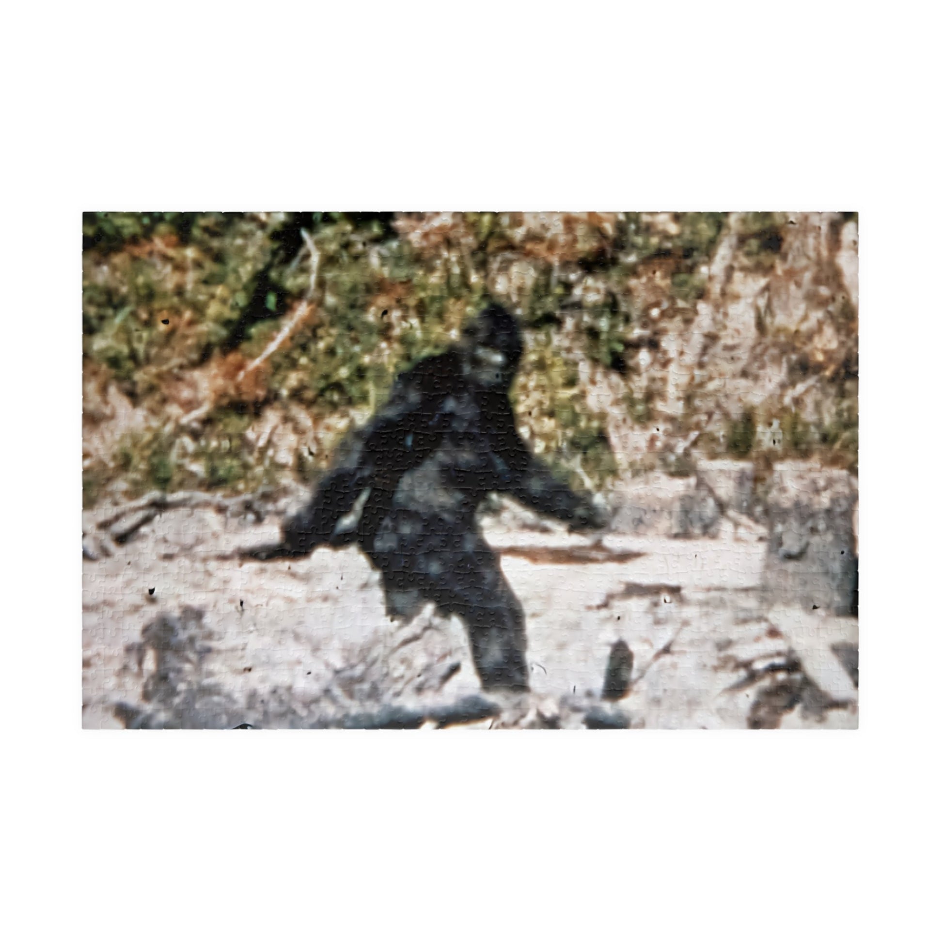 Puzzle - Patterson Gimlin Bigfoot Puzzle - Fun Cryptid Jigsaw for Fans (110, 252, 520, 1014 - piece) from Crypto Zoo Tees