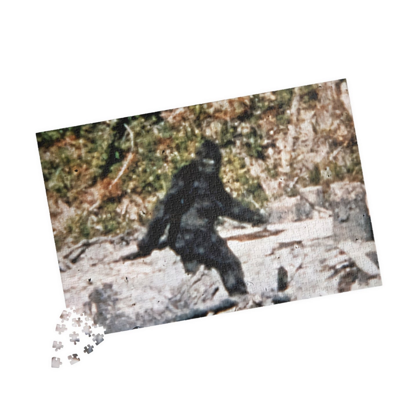 Puzzle - Patterson Gimlin Bigfoot Puzzle - Fun Cryptid Jigsaw for Fans (110, 252, 520, 1014 - piece) from Crypto Zoo Tees