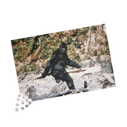 Puzzle - Patterson Gimlin Bigfoot Puzzle - Fun Cryptid Jigsaw for Fans (110, 252, 520, 1014 - piece) from Crypto Zoo Tees