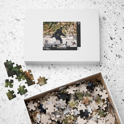 Puzzle - Patterson Gimlin Bigfoot Puzzle - Fun Cryptid Jigsaw for Fans (110, 252, 520, 1014 - piece) from Crypto Zoo Tees