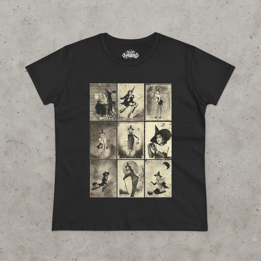 All Items - Pinup Witches | Halloween, Spiritual | Unisex Shirt, Ladies Tee, Tank Top, Long Sleeve, Sweatshirt, Hoodie from Crypto Zoo Tees