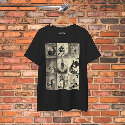 All Items - Pinup Witches | Halloween, Spiritual | Unisex Shirt, Ladies Tee, Tank Top, Long Sleeve, Sweatshirt, Hoodie from Crypto Zoo Tees
