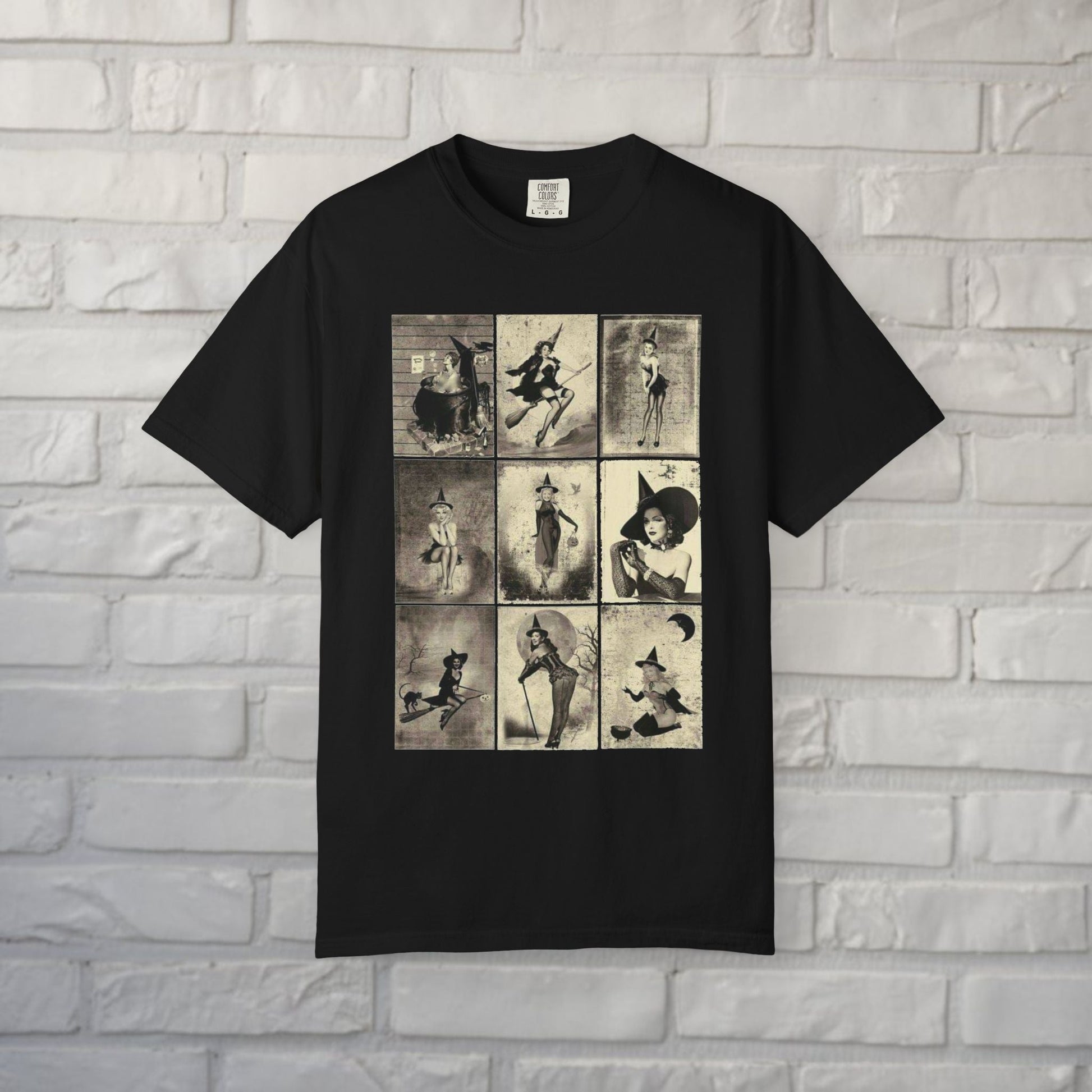 All Items - Pinup Witches | Halloween, Spiritual | Unisex Shirt, Ladies Tee, Tank Top, Long Sleeve, Sweatshirt, Hoodie from Crypto Zoo Tees