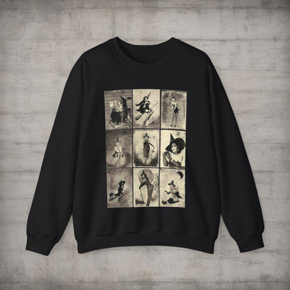 All Items - Pinup Witches | Halloween, Spiritual | Unisex Shirt, Ladies Tee, Tank Top, Long Sleeve, Sweatshirt, Hoodie from Crypto Zoo Tees