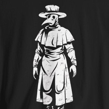 T-Shirt - Plague Doctor Tee | Bella + Canvas Unisex T-shirt from Crypto Zoo Tees