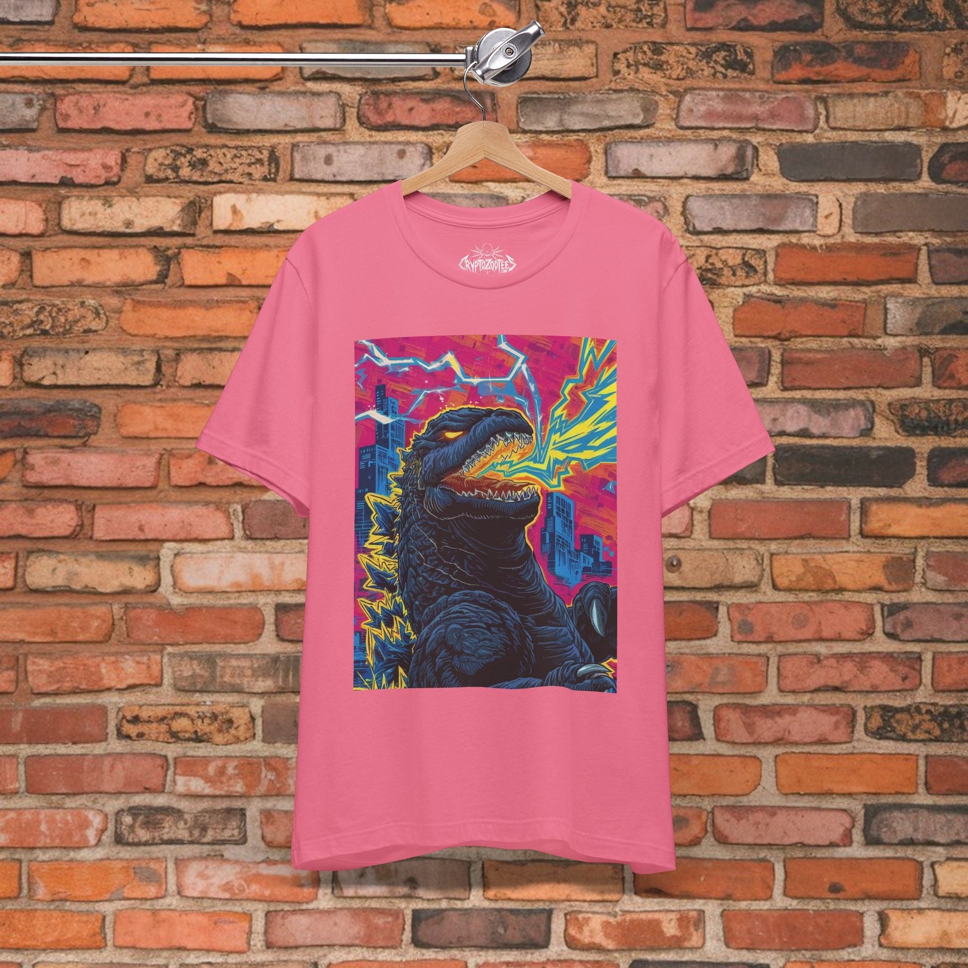 T-Shirt - Pop Art Godzilla Unisex T-shirt | Retro Movies Tee from Crypto Zoo Tees