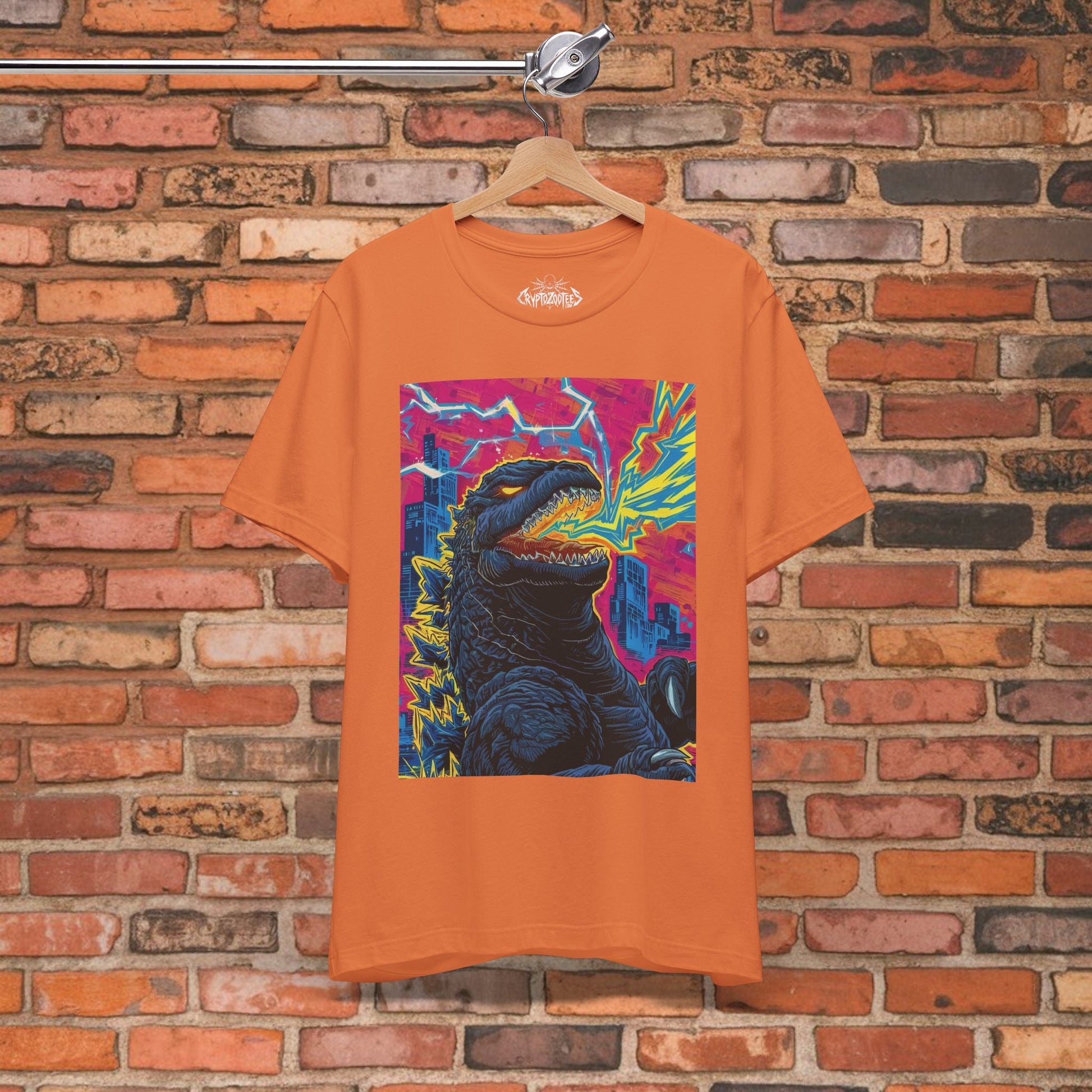 T-Shirt - Pop Art Godzilla Unisex T-shirt | Retro Movies Tee from Crypto Zoo Tees