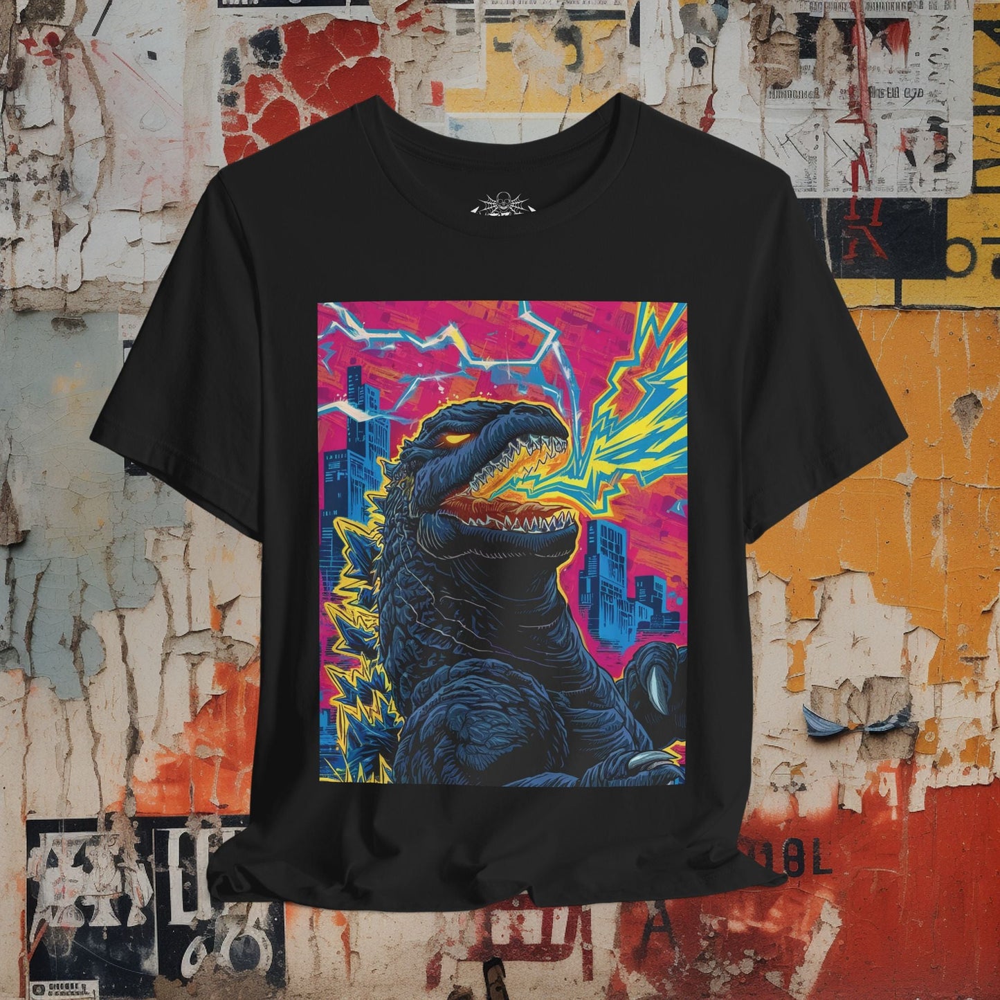 T-Shirt - Pop Art Godzilla Unisex T-shirt | Retro Movies Tee from Crypto Zoo Tees