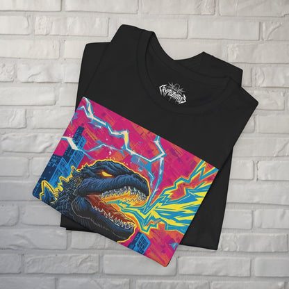 T-Shirt - Pop Art Godzilla Unisex T-shirt | Retro Movies Tee from Crypto Zoo Tees