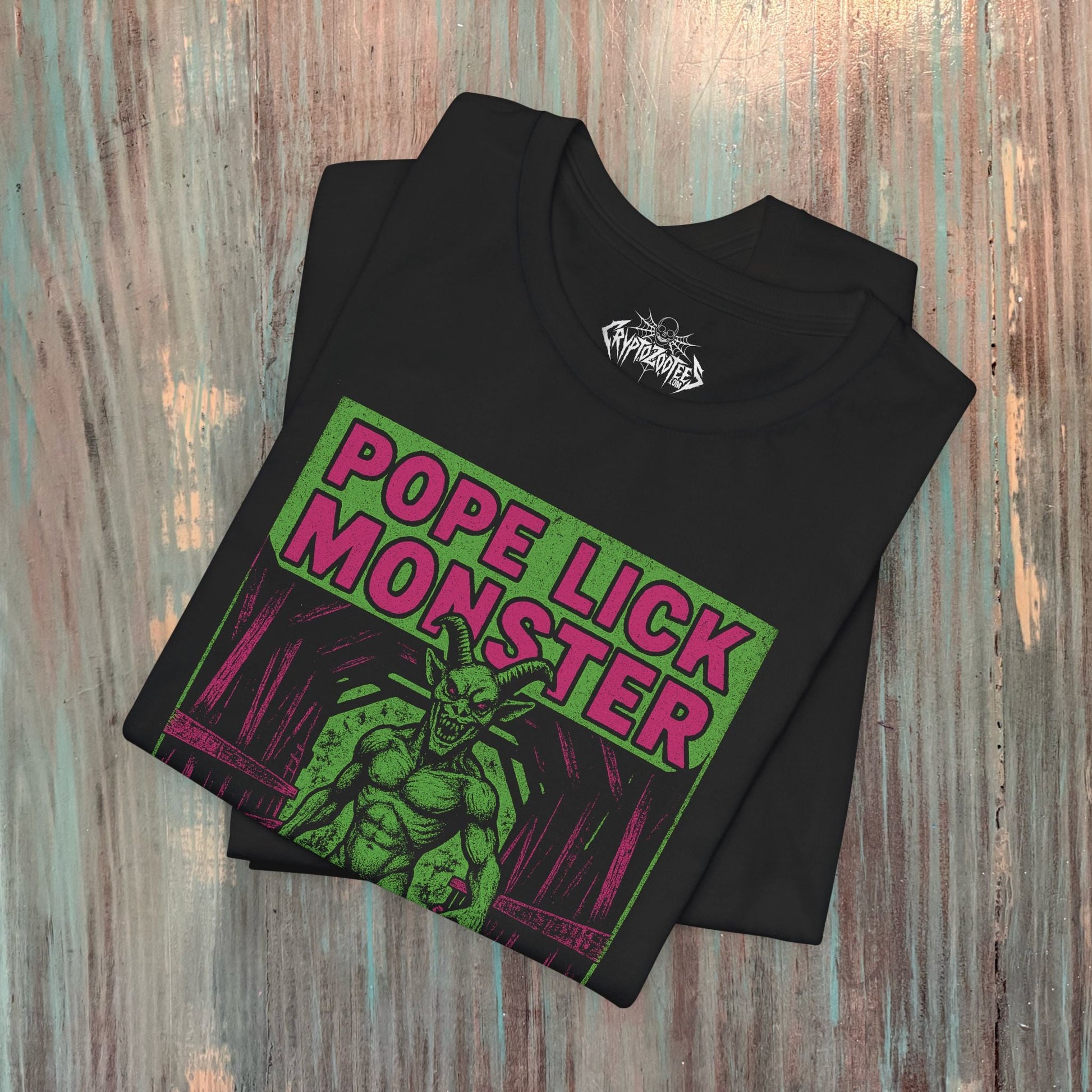 T-Shirt - Pope Lick Monster T-Shirt Louisville Kentucky Cryptid Tee Black Tee Urban Legend Graphic Tee Paranormal Style Gift For Cryptid Fan from Crypto Zoo Tees