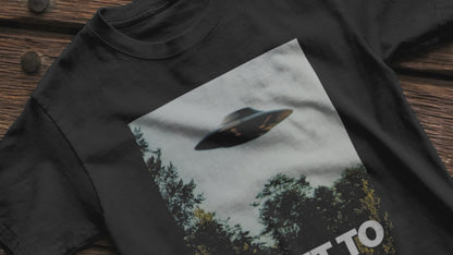 I Want To Believe Shirt | UFO X File Fan Tee | Bella + Canvas Unisex T-shirt