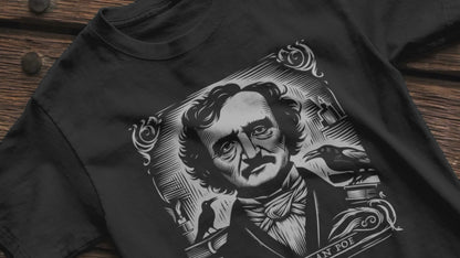 Edgar Allan Poe Classic Horror Author Shirt - Gothic Literature Design