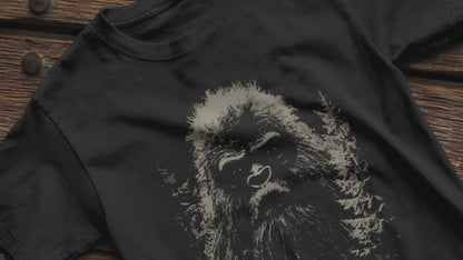 Enigmatic and Wild Bigfoot Tee - Mysterious Cryptid T-Shirt, Retro Bigfoot Graphic Tee, Unisex Adventure Shirt, Unique Gift for Bigfoot Fans