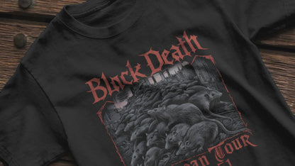 Black Death European Tour Funny Plague Ladies Tee | Ladies Tee | Funny, History | Gothic, Vintage