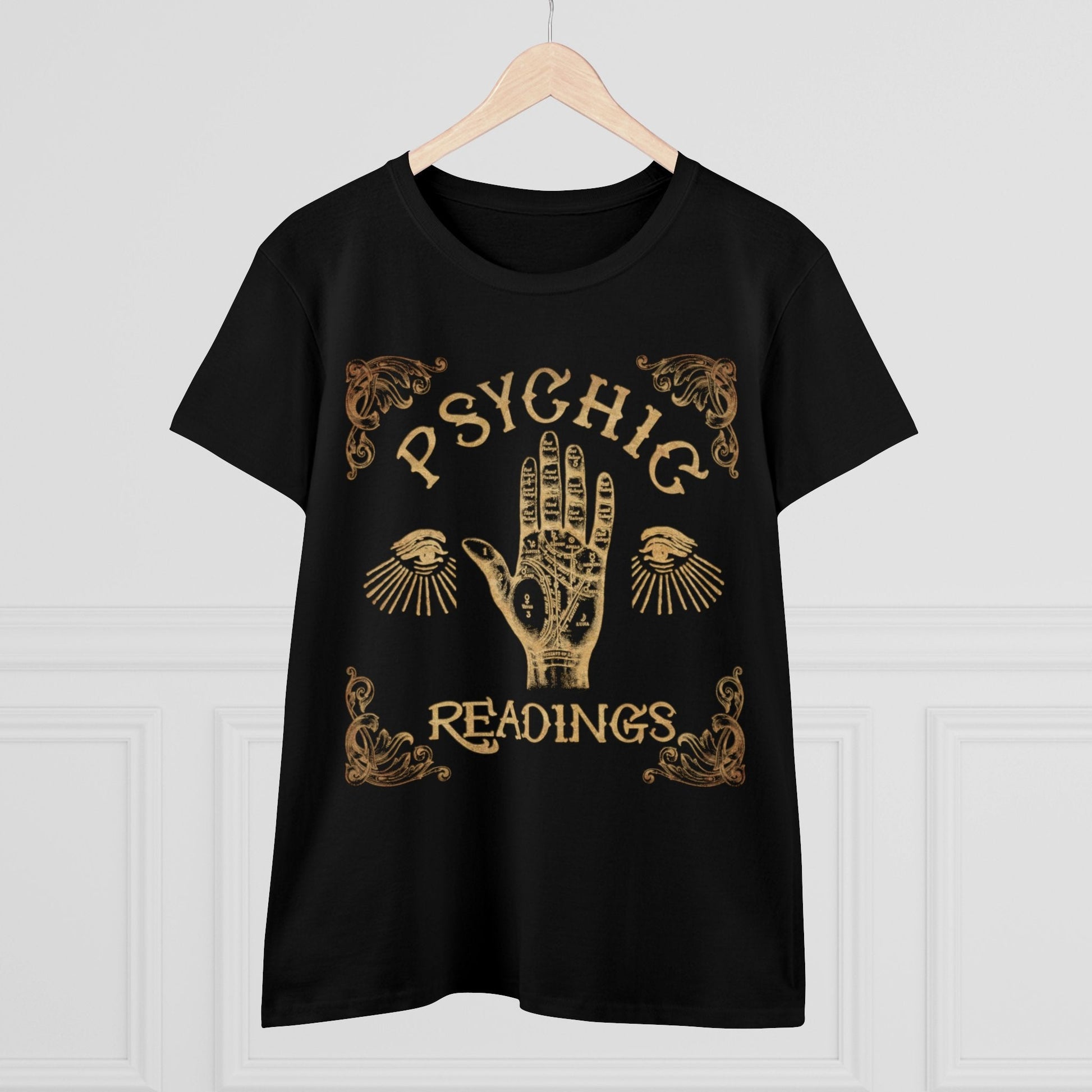 T-Shirt - Psychic Readings | Women's T-Shirt | Cotton Ladies Tee from Crypto Zoo Tees