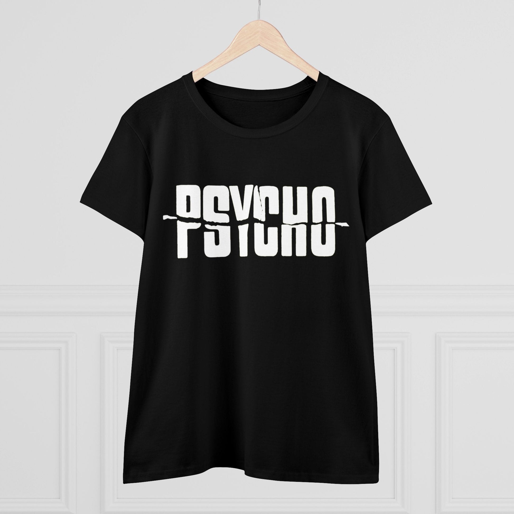 T-Shirt - Psycho Movie Logo | Women's T-Shirt | Cotton Ladies Tee from Crypto Zoo Tees