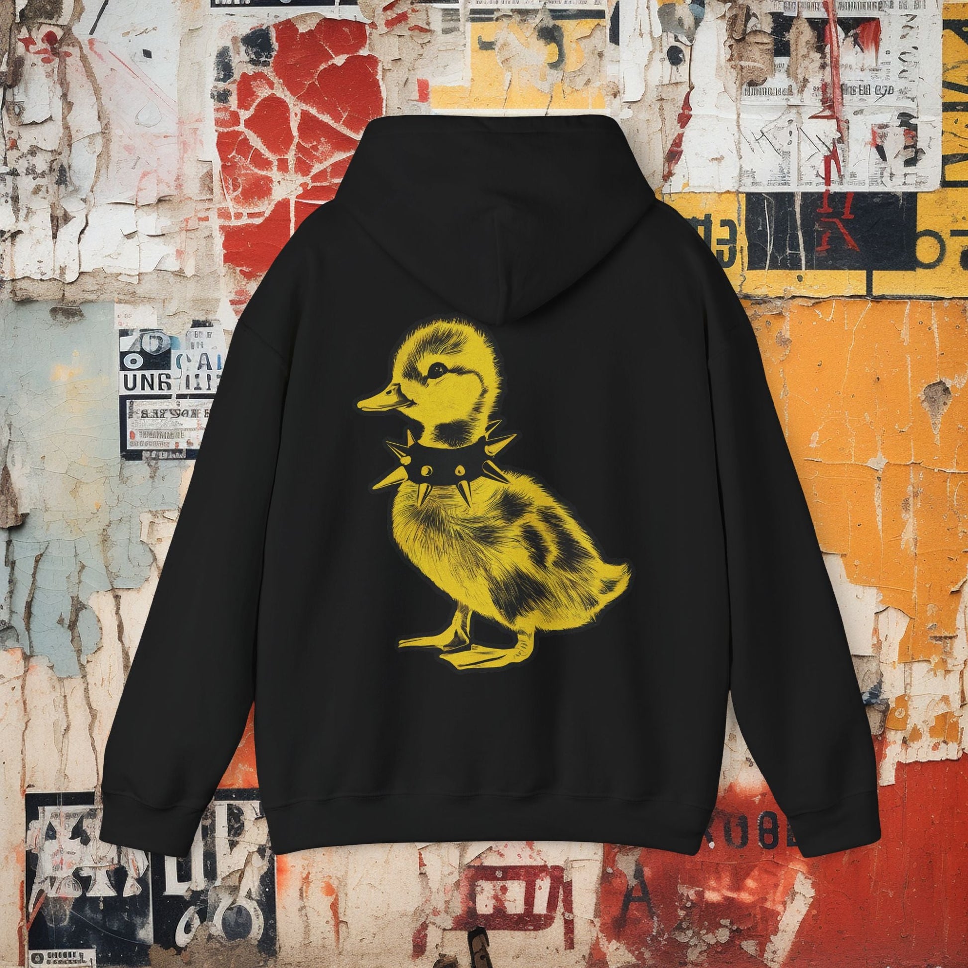 Hoodie - Punk Duck 2 Sided Hoodie from Crypto Zoo Tees