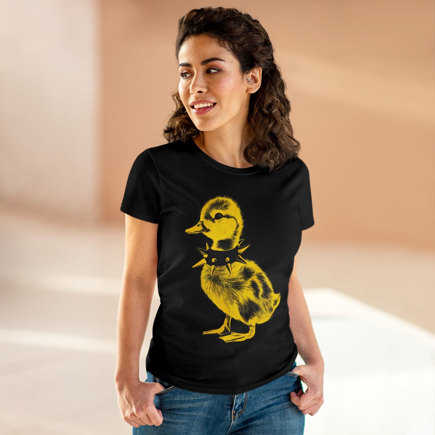 T-Shirt - punk duck - ladies tee from Crypto Zoo Tees