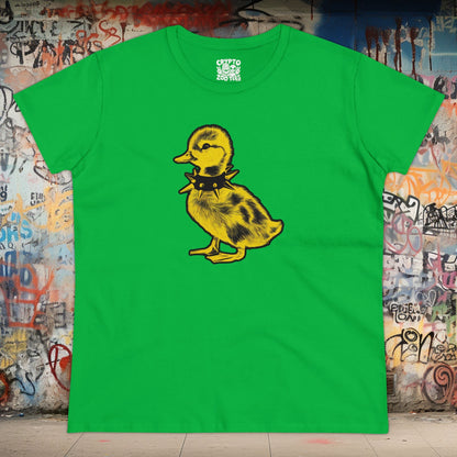 T-Shirt - punk duck ladies tee from Crypto Zoo Tees