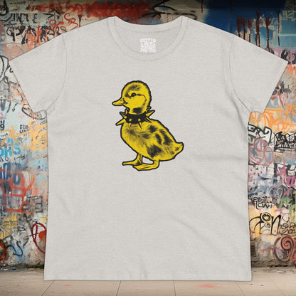 T-Shirt - punk duck ladies tee from Crypto Zoo Tees