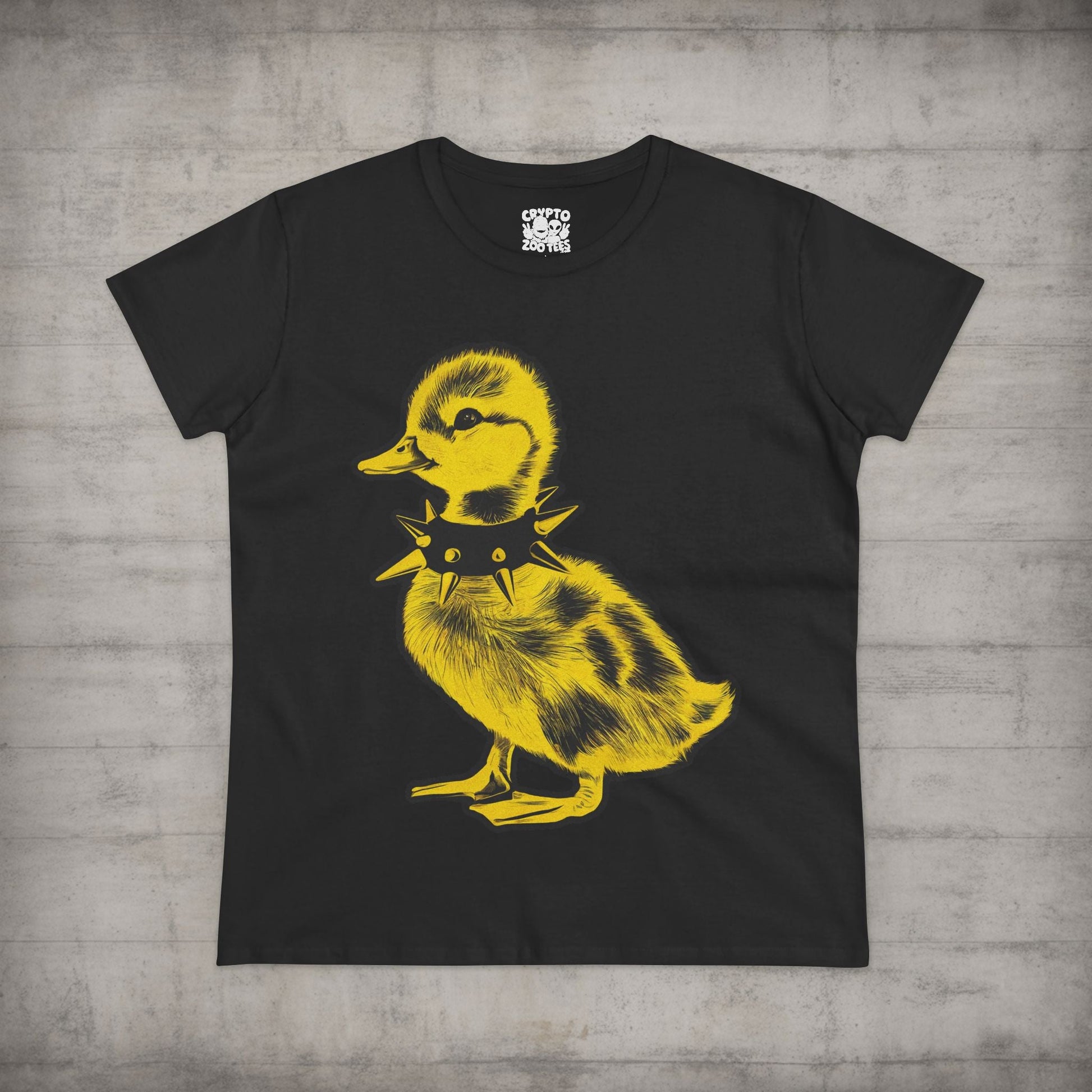 T-Shirt - Punk Duck Shirt | Animals, Funny | Unisex Shirt, Ladies Tee, Tank Top, Long Sleeve, Sweatshirt, Hoodie from Crypto Zoo Tees
