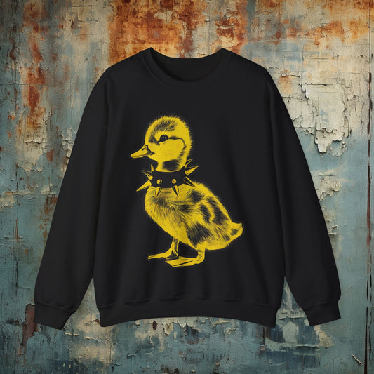 Sweatshirt - punk duck Sweatshirt from Crypto Zoo Tees