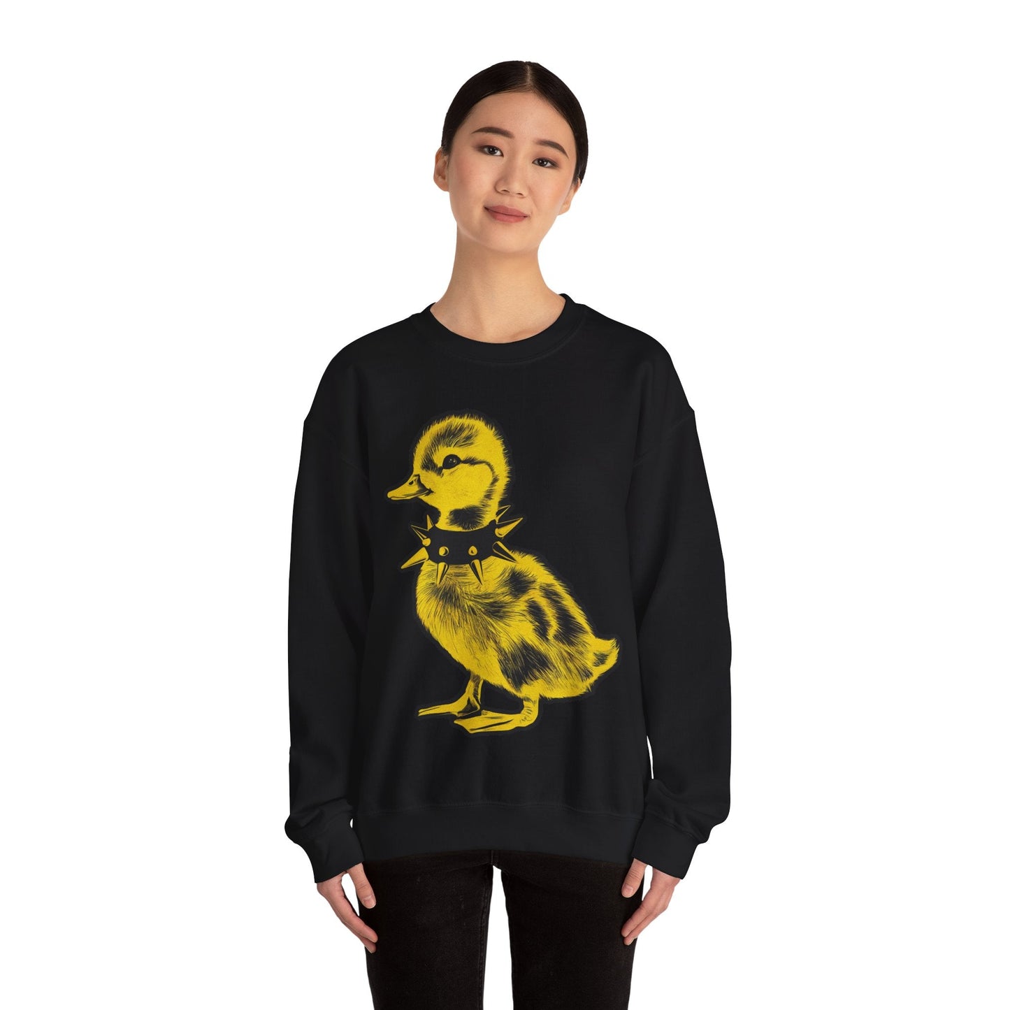 Sweatshirt - punk duck Sweatshirt from Crypto Zoo Tees