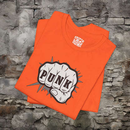 T-Shirt - PUNK PUNCH T-SHIRT | Bella + Canvas Unisex T-shirt from Crypto Zoo Tees