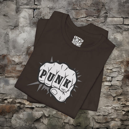 T-Shirt - PUNK PUNCH T-SHIRT | Bella + Canvas Unisex T-shirt from Crypto Zoo Tees