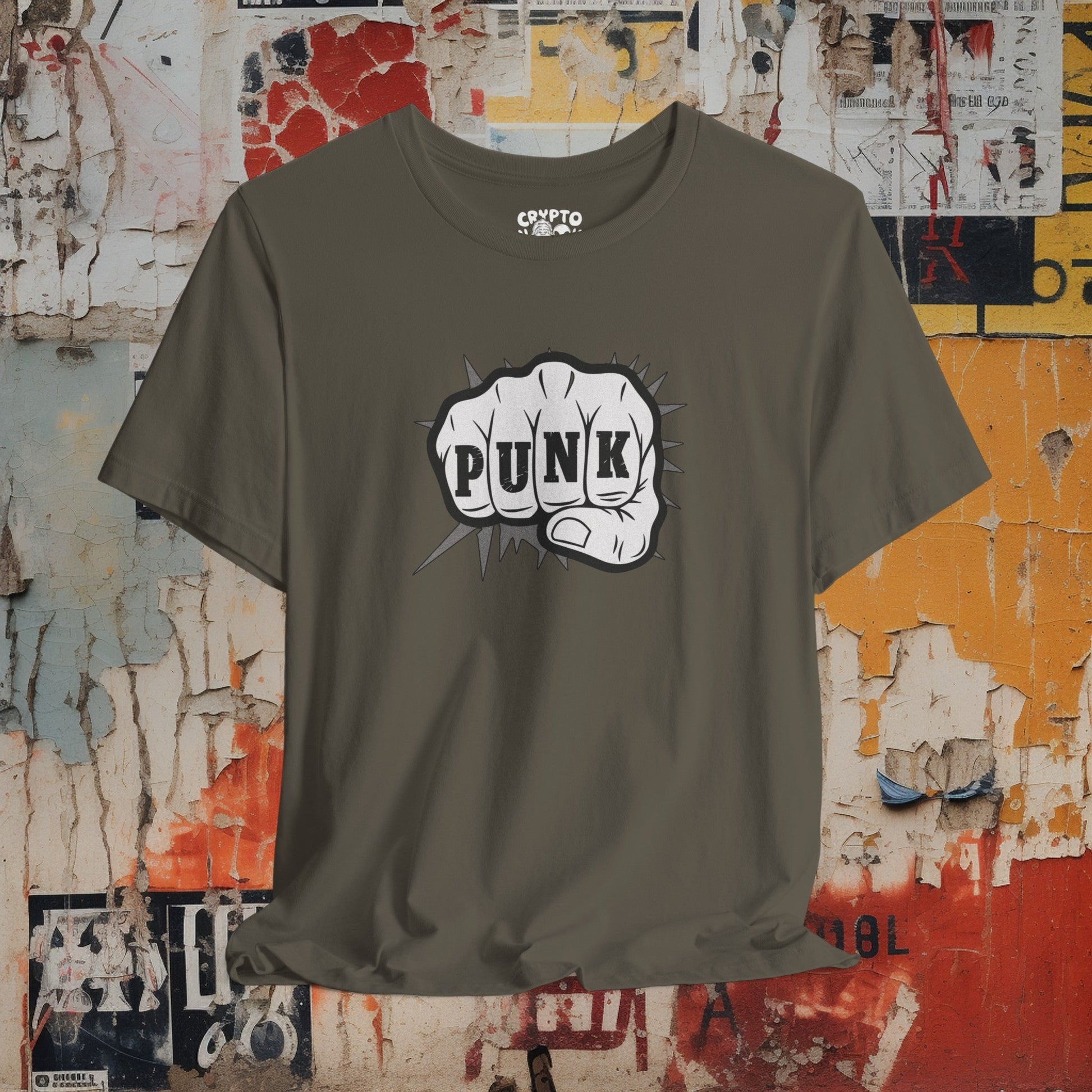 T-Shirt - PUNK PUNCH T-SHIRT | Bella + Canvas Unisex T-shirt from Crypto Zoo Tees