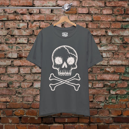 T-Shirt - Punk Skull & Crossbones | Unisex T-shirt | Skulls & Skeletons | Punk from Crypto Zoo Tees