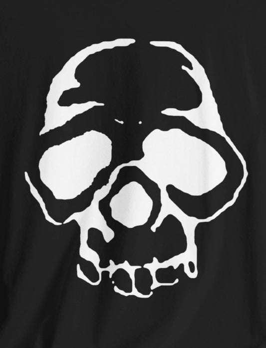 T-Shirt - Punk Stenciled Skull | Bella + Canvas Unisex T-shirt from Crypto Zoo Tees