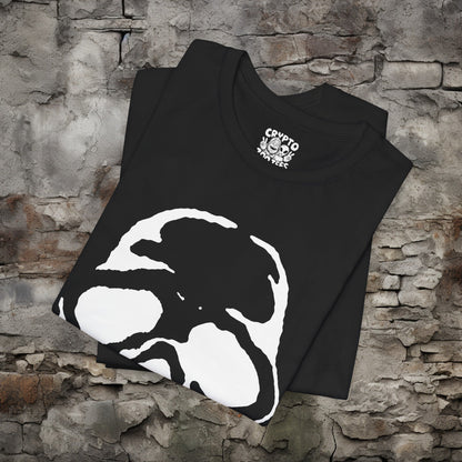 T-Shirt - Punk Stenciled Skull | Bella + Canvas Unisex T-shirt from Crypto Zoo Tees