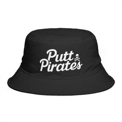 Hats - Putt Pirates Bucket Hat — Golf Skull Logo Hat from Crypto Zoo Tees