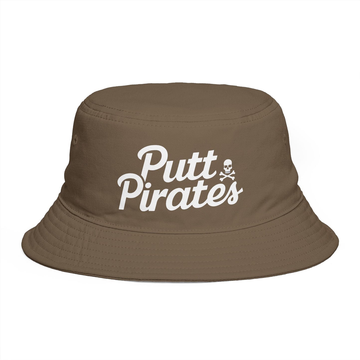 Hats - Putt Pirates Bucket Hat — Golf Skull Logo Hat from Crypto Zoo Tees