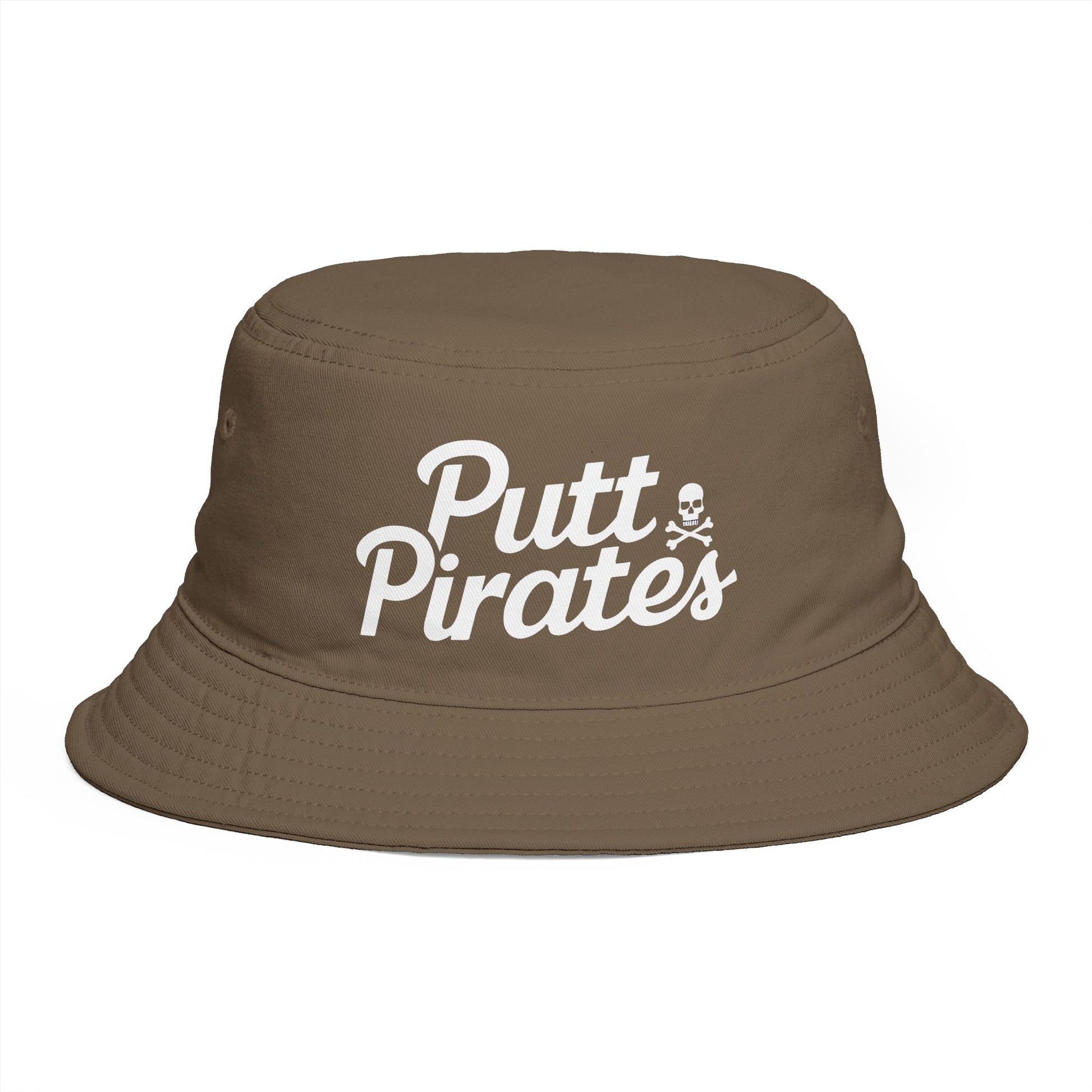 Hats - Putt Pirates Bucket Hat — Golf Skull Logo Hat from Crypto Zoo Tees