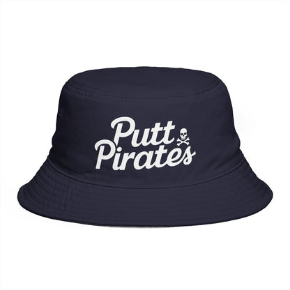 Hats - Putt Pirates Bucket Hat — Golf Skull Logo Hat from Crypto Zoo Tees