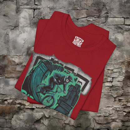 T-Shirt - Rad Racing BMX Bike T-shirt | Bella+Canvas Unisex Shirt | Sports Tee from Crypto Zoo Tees