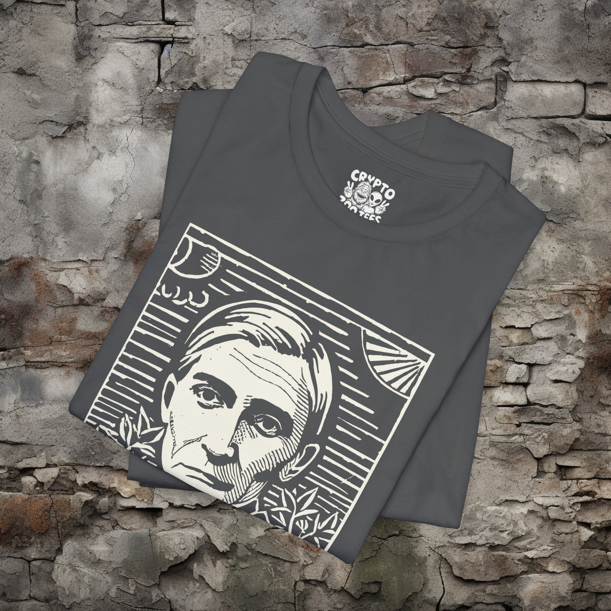 T-Shirt - Ralph Waldo Emerson Transcendentalist Author T-shirt | Bella + Canvas Unisex T-shirt from Crypto Zoo Tees