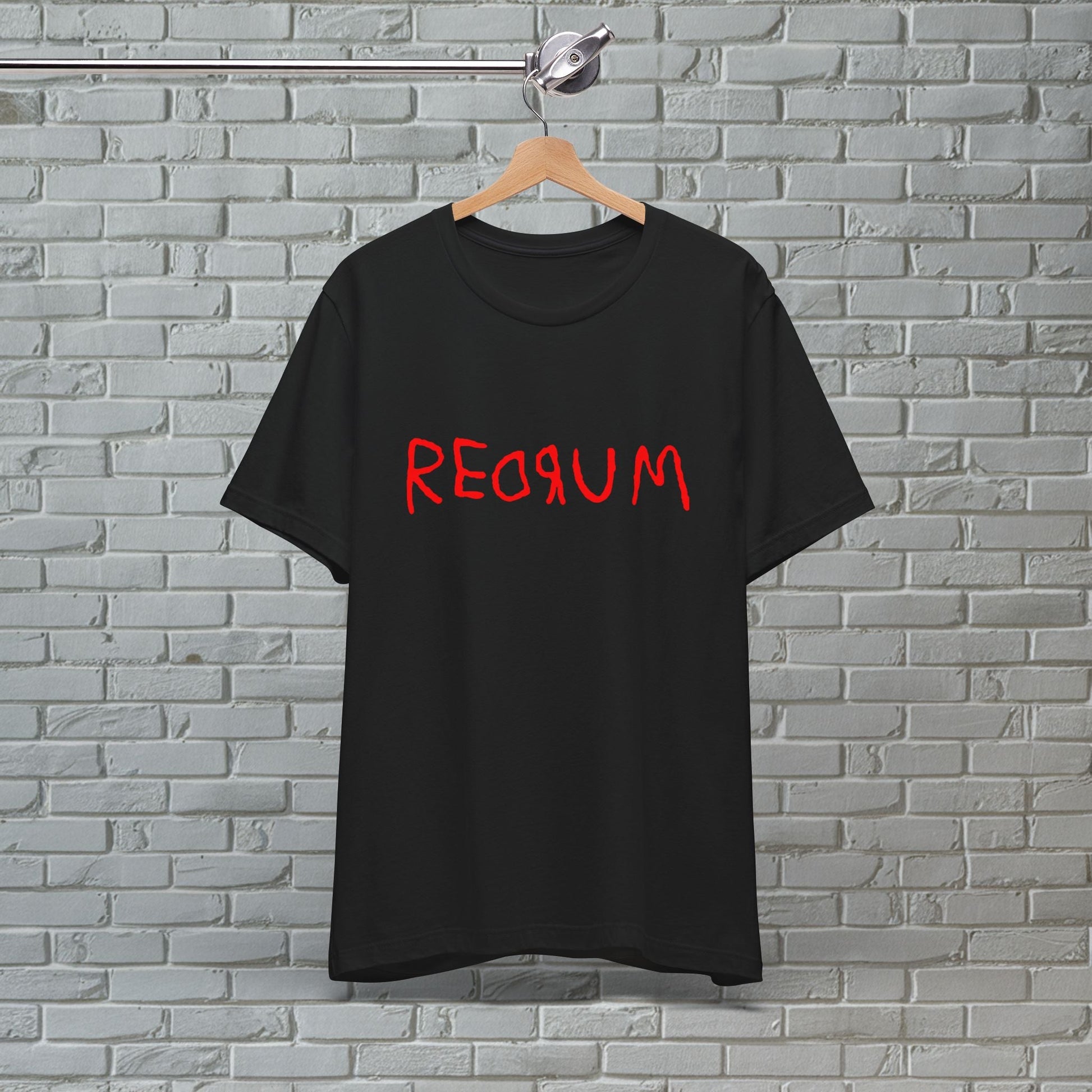 T-Shirt - Redrum Tee | Shining Horror T-shirt | Bella + Canvas Unisex T-shirt from Crypto Zoo Tees