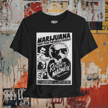 T-Shirt - reefer madness | Bella + Canvas Unisex T-shirt from Crypto Zoo Tees