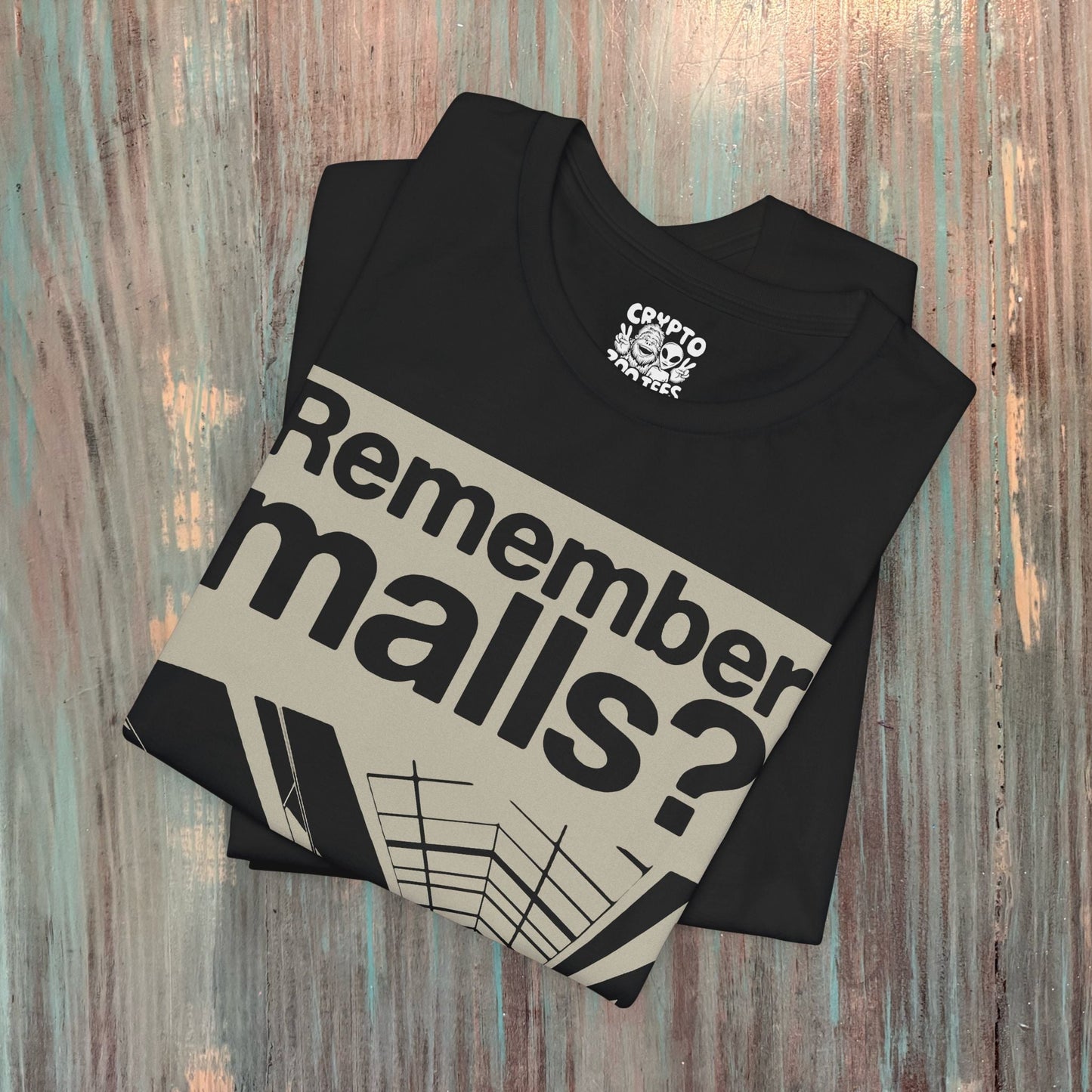 T-Shirt - Remember Malls? | Unisex T-shirt | Funny | Retro & Vintage from Crypto Zoo Tees