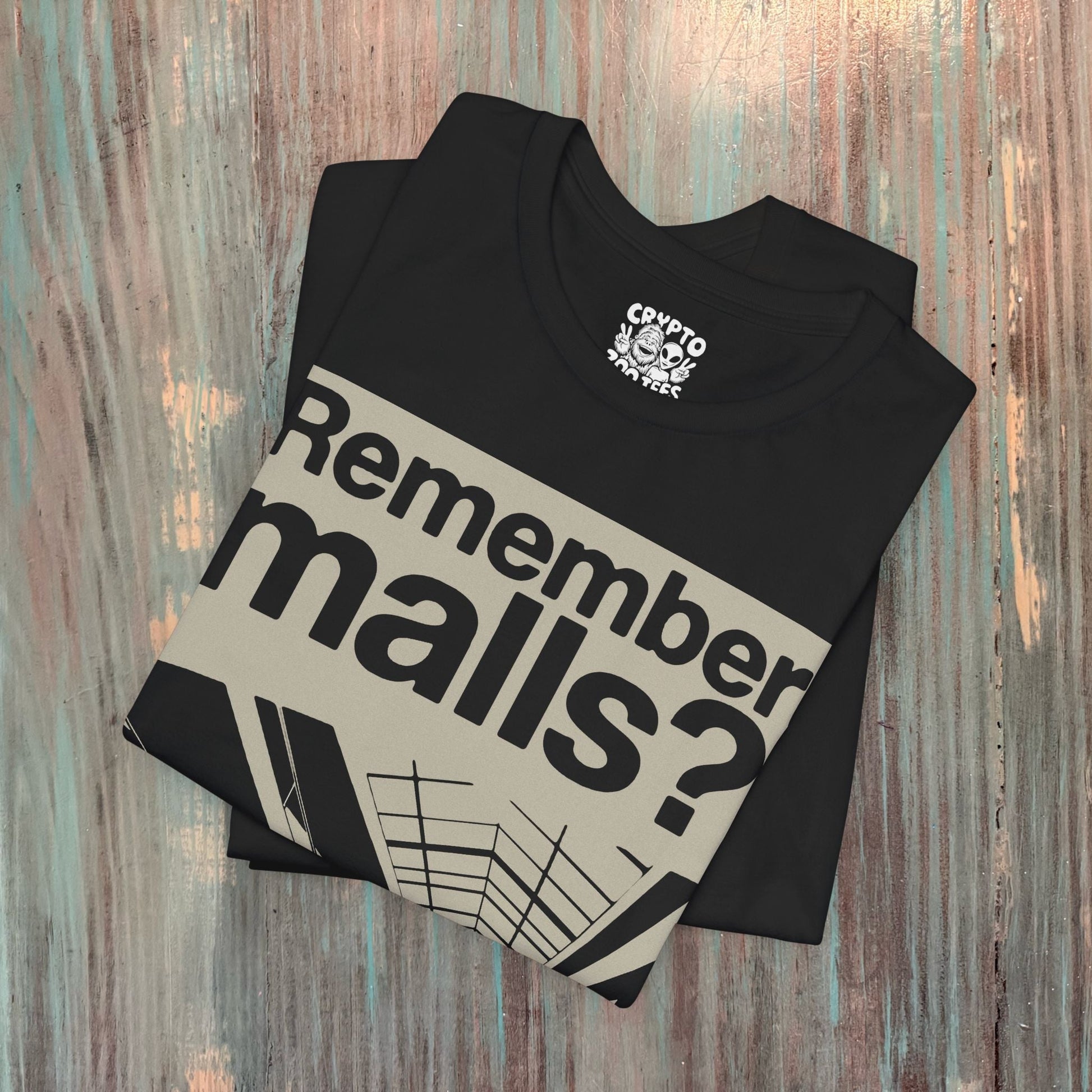 T-Shirt - Remember Malls? | Unisex T-shirt | Funny | Retro & Vintage from Crypto Zoo Tees