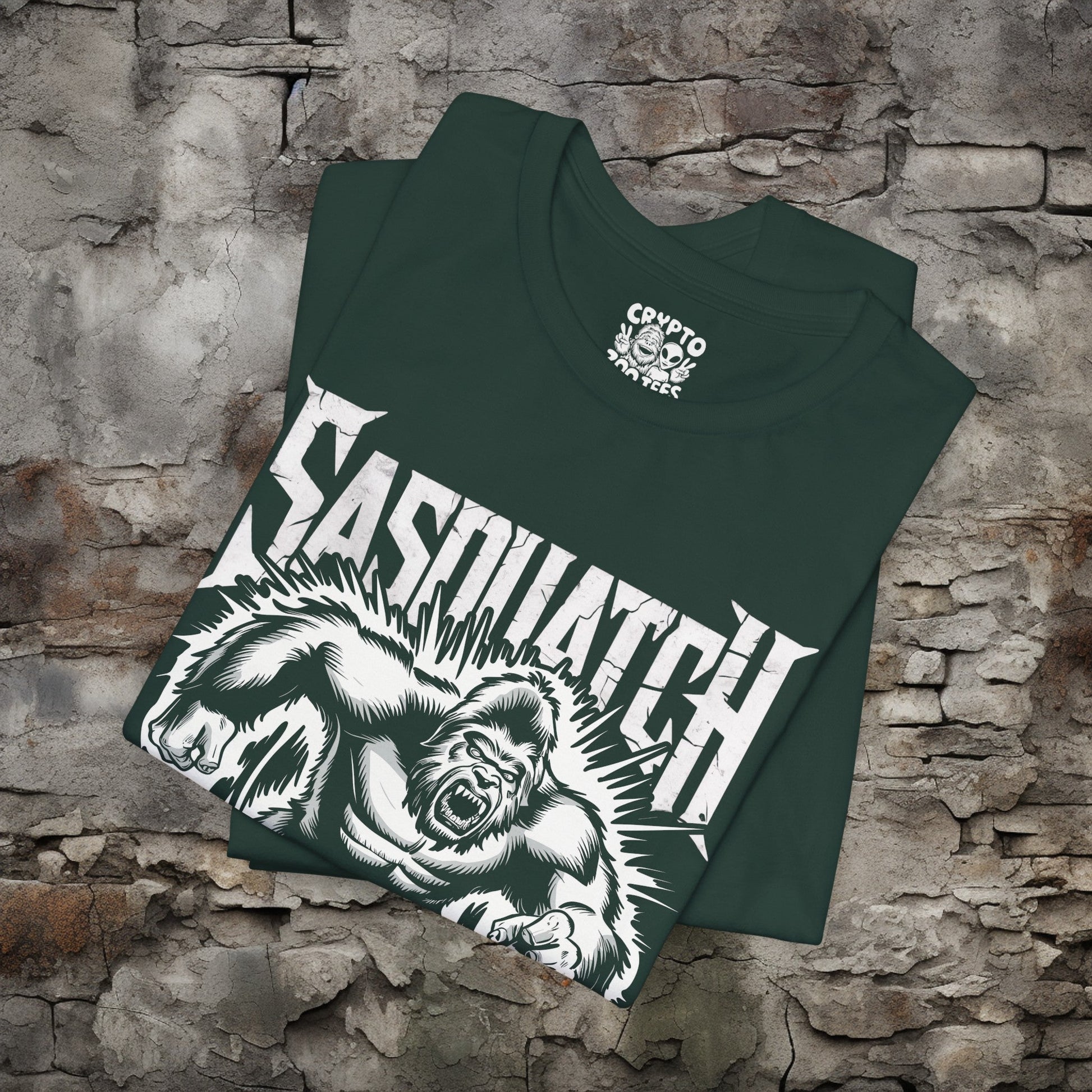 T - Shirt - Sasquatch Comic Book Cover | Cryptid, Movies and TV | Bella + Canvas Unisex T - shirt from Crypto Zoo Tees