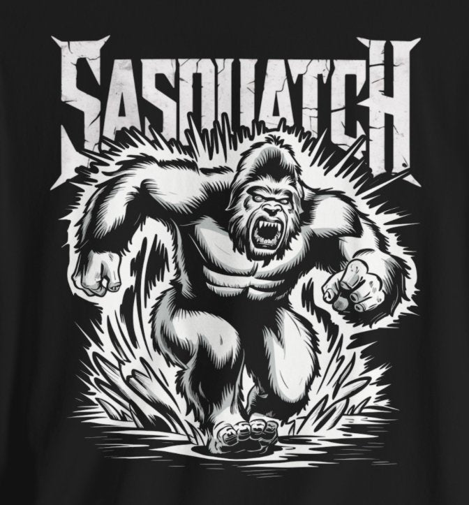 T - Shirt - Sasquatch Comic Book Cover | Cryptid, Movies and TV | Bella + Canvas Unisex T - shirt from Crypto Zoo Tees